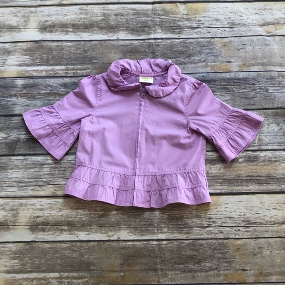 Girls adorable light purple jacket! Size 4-5 yrs